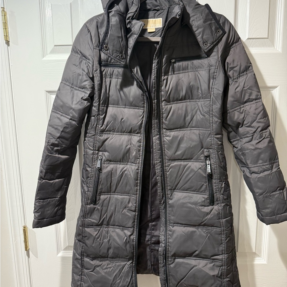 Michael Kors Charcoal Puffer Jacket